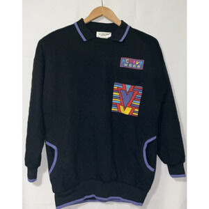 Vintage Adolfo sport Sz M Adolfo club sweatshirt Women Active Wear